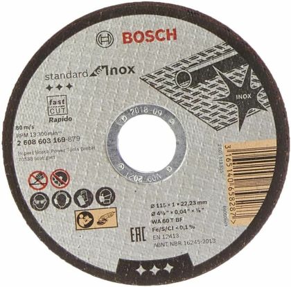Диск 115 х 1 за рязане Inox 