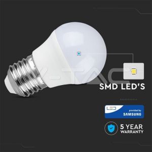 Крушка LED 5.5W E27 G45  6400K