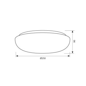 Плафониера Nuvola LED 12W CL 4000K
