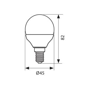Крушка LED CAMEO 6W E14 4000K