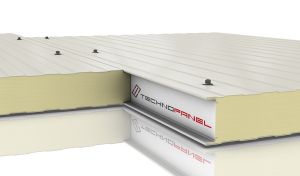 Стенен сандвич панел PU 30mm RAL9002