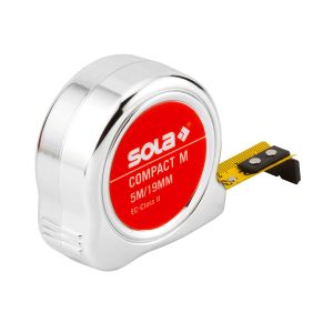 Ролетка хромирана с магнит 5 м COM 5 Sola