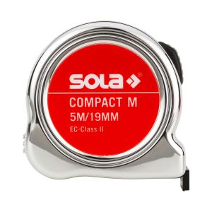 Ролетка хромирана с магнит 5 м COM 5 Sola