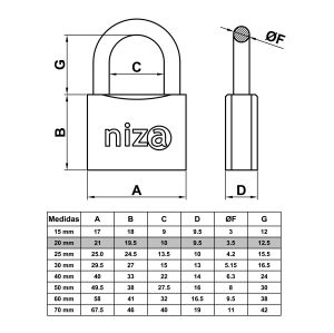 Катинар мод. NIZA 50мм